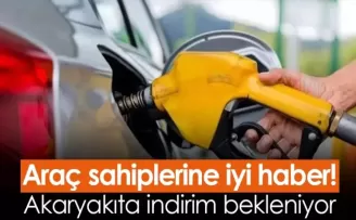 Araç sahiplerine iyi haber! Akaryakıta indirim bekleniyor