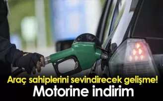 Araç sahiplerini sevindirecek gelişme! Motorine indirim