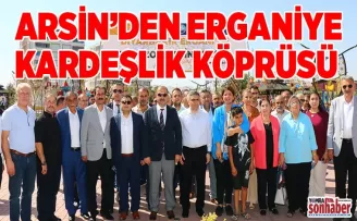Arsin ve Ergani Belediyelerinden kardeşlik köprüsü