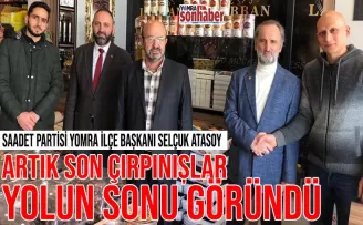 Artık son çırpınışlar yolun sonu göründü