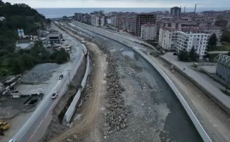 Artvin'de 1 ilçe, 7 mahalle ve 280 hektar tarım arazisi taşkınlardan korunacak