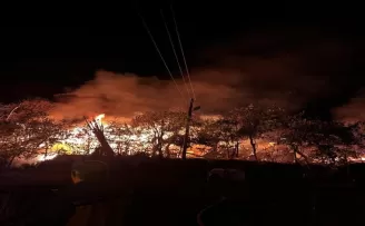 Artvin'de çıkan yangında 2 ev kullanılamaz hale geldi