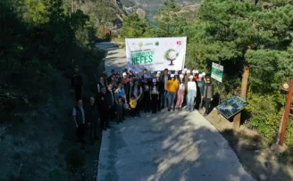 Artvin’de Cumhuriyet’in 100. yılında doğa yürüyüşü yapıldı