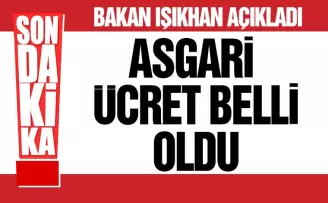 Asgari ücret belli oldu