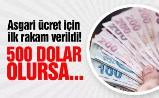Asgari ücret için ilk rakam verildi!