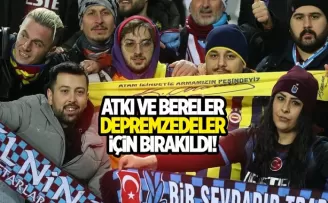 Atkı ve bereler depremzedeler için bırakıldı