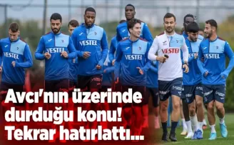 Avcı’nın üzerinde durduğu konu! Tekrar hatırlattı...