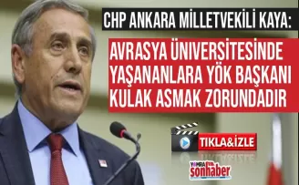 Avrasya Üniversitesinde Yaşananlara  YÖK Başkanı Kulak Asmak Zorundadır