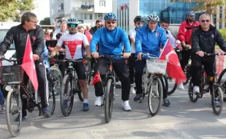 Bafra'da Cumhuriyet Bayramı Bisiklet Turu düzenlendi