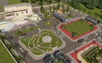 Bafra'da trafik eğitim parkı oluşturma çalışmaları