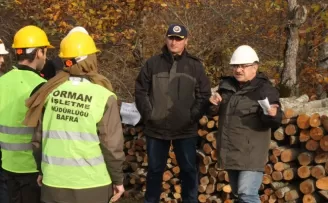 Bafra Orman İşletme Müdürlüğünün yeni orman muhafaza memurlarına eğitim