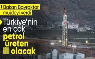 Bakan Bayraktar: Şırnak, Türkiye’nin en çok petrol üreten ili haline gelecek