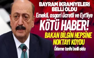 Bakan Bilgin Açıkladı! Bayram ikramiyesinin miktarı belli oldu