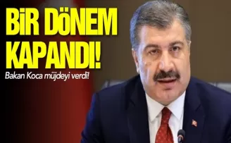 Bakan Koca'dan son dakika açıklama geldi! Bir dönem kapanıyor!