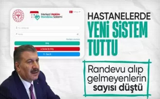 Bakan Koca onaylı randevu sisteminin ilk sonuçlarını açıkladı