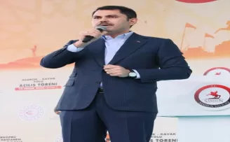 Bakan Kurum, Samsun'da yapımı tamamlanan projelerin toplu açılışına katıldı