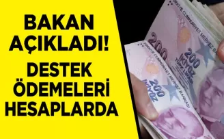 Bakan Yumaklı duyurdu! Ödemeler hesaplarda