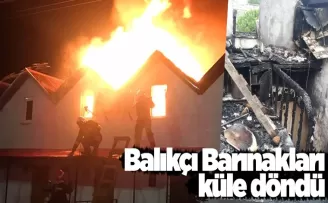 Balıkçı Barınakları Küle Döndü...