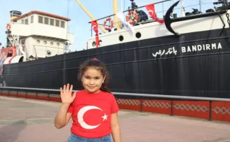 Bandırma Gemi Müzesi’ne Cumhuriyet’in 100. yıl dönümünde 5 bin ziyaretçi