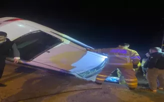 Bartın’da devrilen otomobildeki 1 kişi öldü, 1 kişi yaralandı