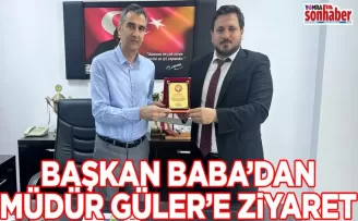 BAŞKAN BABA’DAN ZÜLFÜ GÜLER’E ZİYARET
