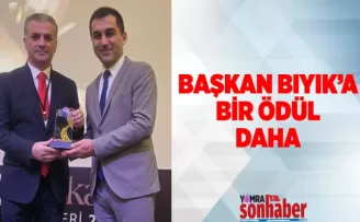 BAŞKAN BIYIK’A BİR ÖDÜL DAHA 