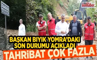 Başkan Bıyık açıkladı! “Yomra’da tahribat çok fazla…”