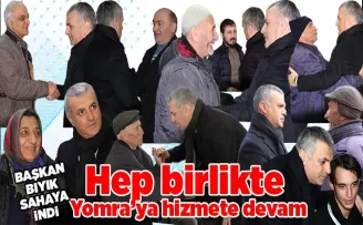 BAŞKAN BIYIK SEÇİM ÇALIŞMALARINA BAŞLADI