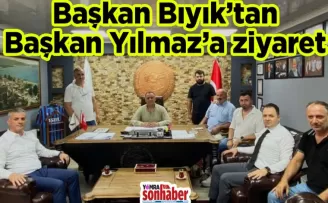 Başkan Bıyık’tan Başkan Yılmaz’a ziyaret