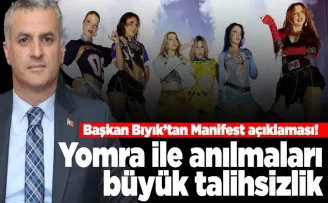 Başkan Bıyık’tan Manifest açıklaması!  Yomra ile anılmaları büyük talihsizlik