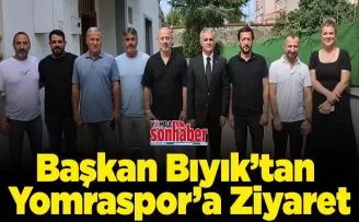Başkan Bıyık’tan  Yomraspor’a Ziyaret