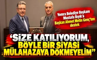 Başkan Genç’ten Başkan Bıyık’a destek!