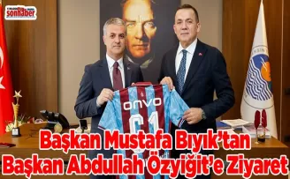 Başkan Mustafa Bıyık’tan Başkan Abdullah Özyiğit’e Ziyaret