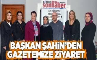 Başkan Şahin’den gazetemize ziyaret