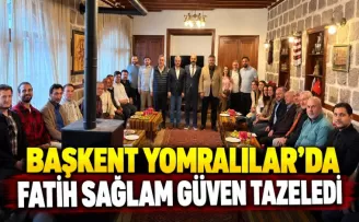 BAŞKENT YOMRALILAR’DA FATİH SAĞLAM GÜVEN TAZELEDİ