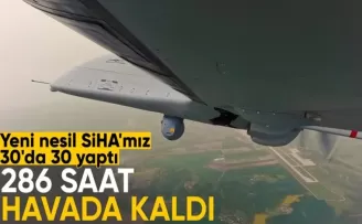 Bayraktar TB3, 286 saatlik uçuş süresiyle tam not aldı: 30’da 30 yaptı