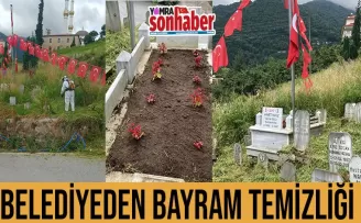 Belediye’den bayram temizliği