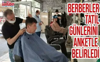 Berberler, tatil günlerini anketle belirledi...