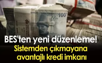 BES'ten yeni düzenleme! Sistemden çıkmayana avantajlı kredi imkanı!