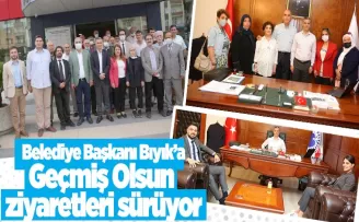 Bıyık’ a ‘Geçmiş  olsun’ ziyaretleri sürüyor