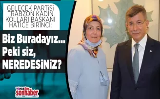 Biz buradayız. Peki siz? Siz Neredesiniz?