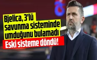 Bjelica eski sisteme döndü