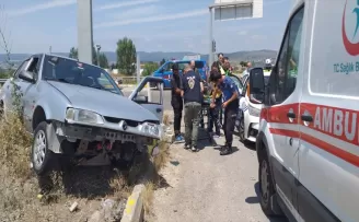 Bolu’da iki otomobilin çarpıştığı kazada 1 kişi yaralandı