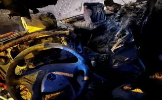 Bolu’da seyir halindeki tırda çıkan yangın söndürüldü