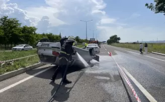 Bolu’da trafik kazalarında bir kişi yaralandı