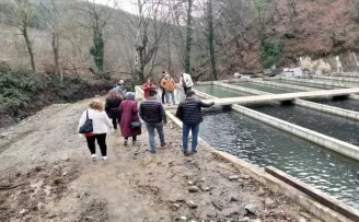Bolu'da üretici ve girişimcilere balık yetiştiriciliği eğitimi verildi