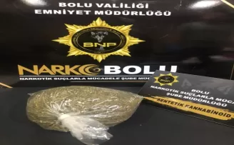 Bolu’da uyuşturucuyla yakalanan yolcu tutuklandı