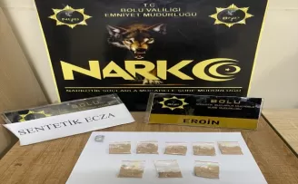 Bolu'da yolcu otobüsünde uyuşturucu ile yakalanan kişi tutuklandı