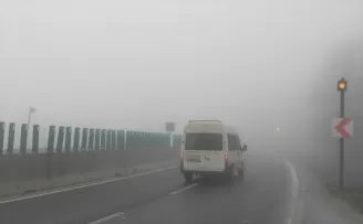 Bolu Dağı’nda sis etkili oldu