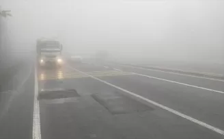 Bolu Dağı’nda sis etkili oluyor